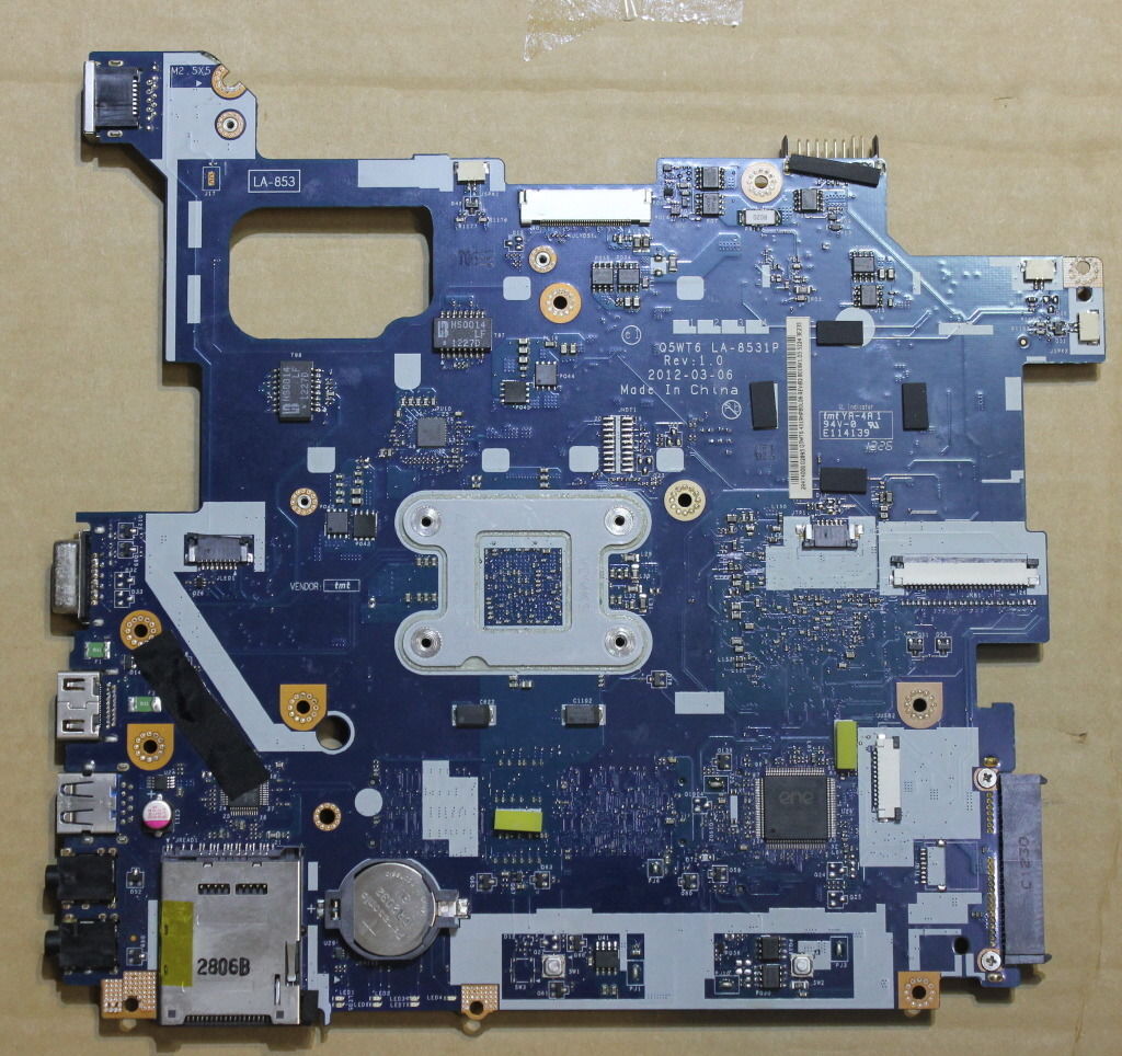 MOTHERBOARD Q5WT6 LA-8531P Gateway NE51B ACER Aspire E1-521 PackardBell